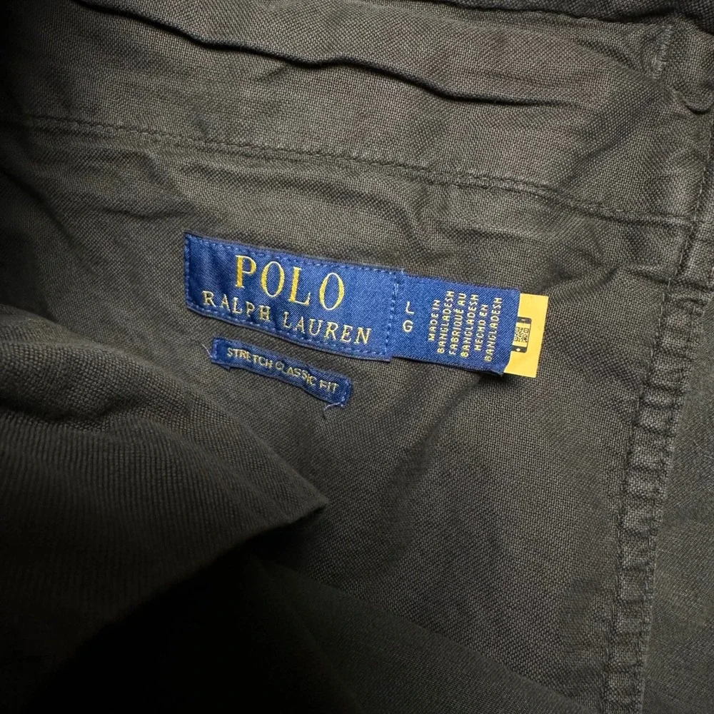 Polo Ralph Lauren Men Prepster Classic Fit Pants Olive Green Stretch Waist L